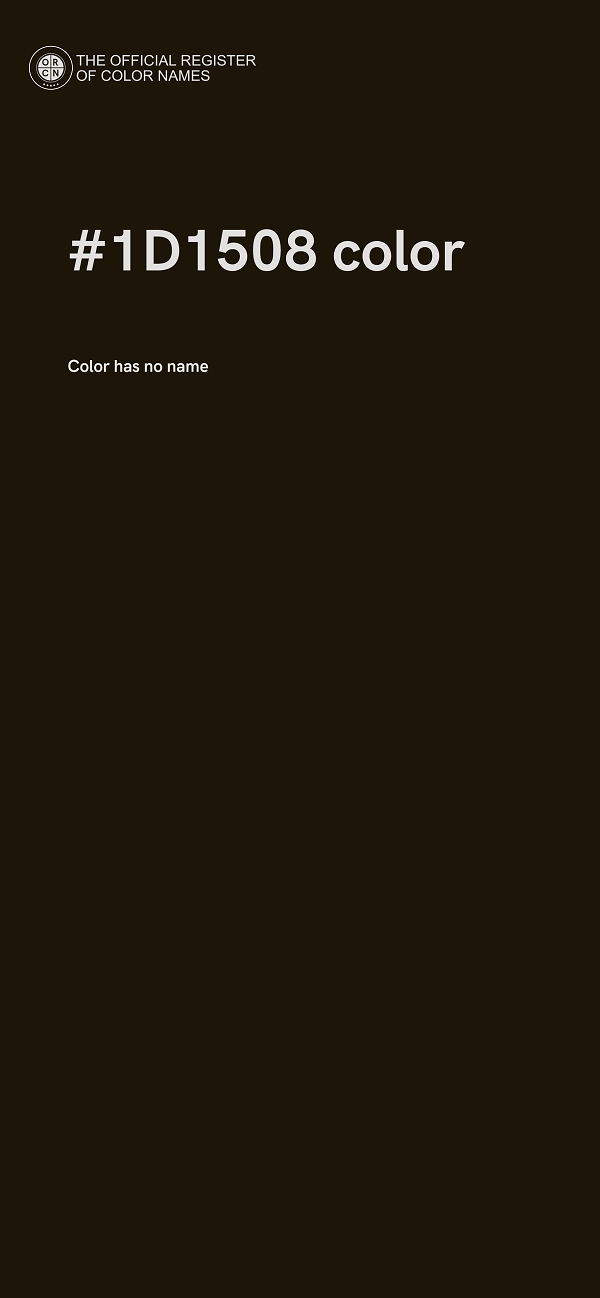 #1D1508 color image