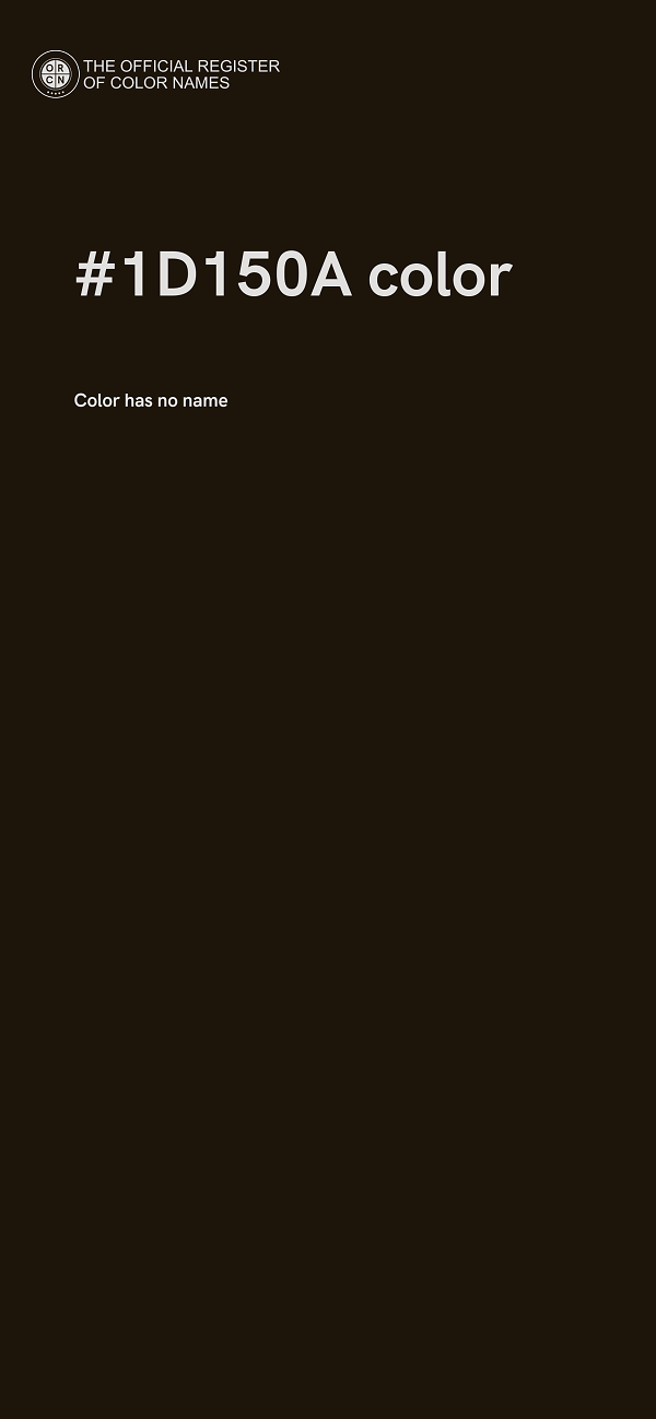 #1D150A color image