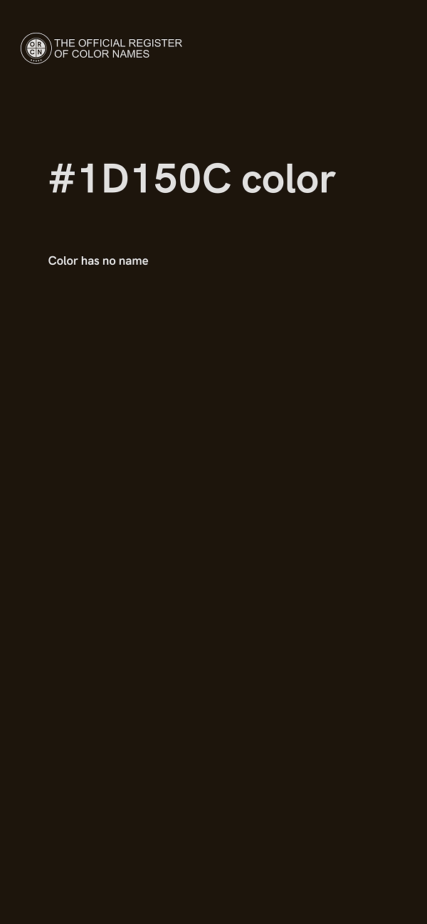 #1D150C color image