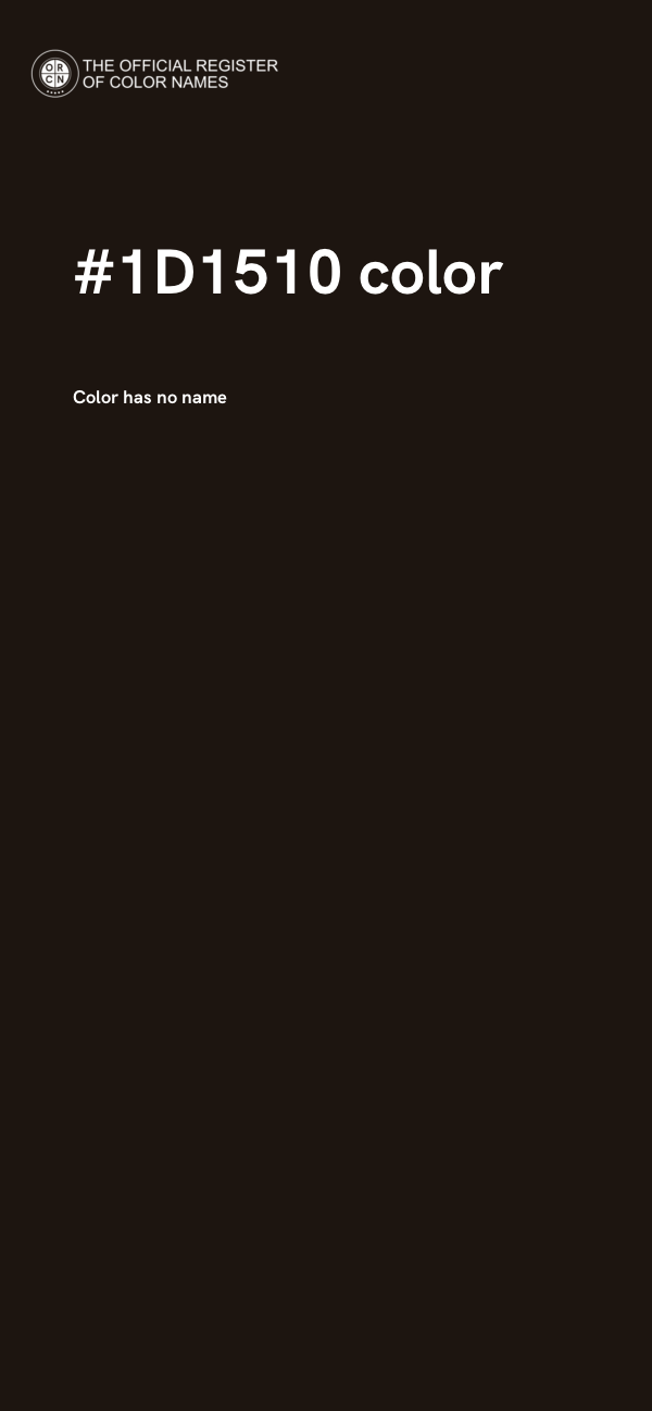 #1D1510 color image