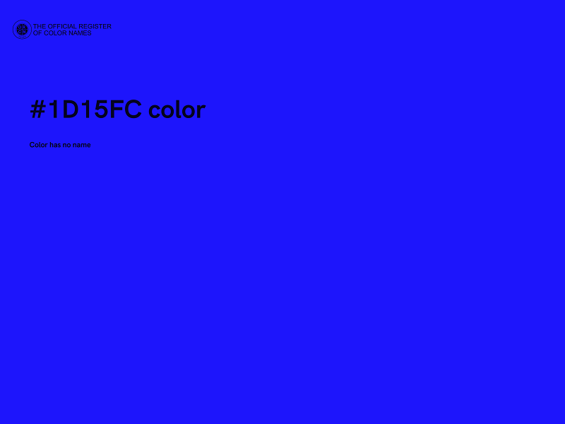 #1D15FC color image