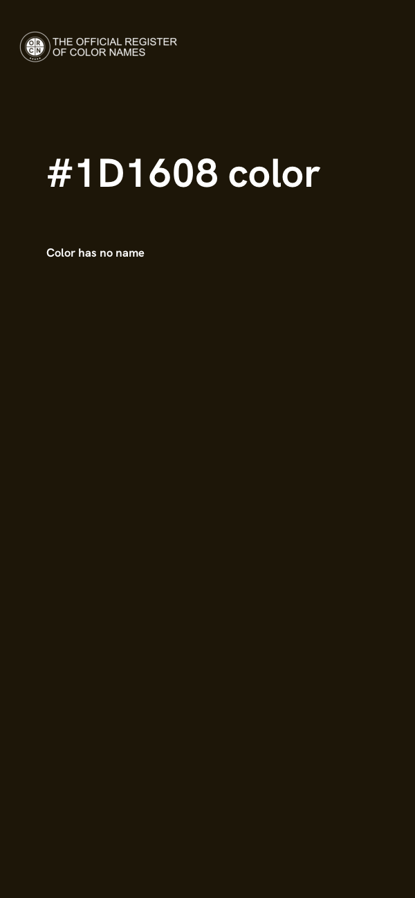 #1D1608 color image