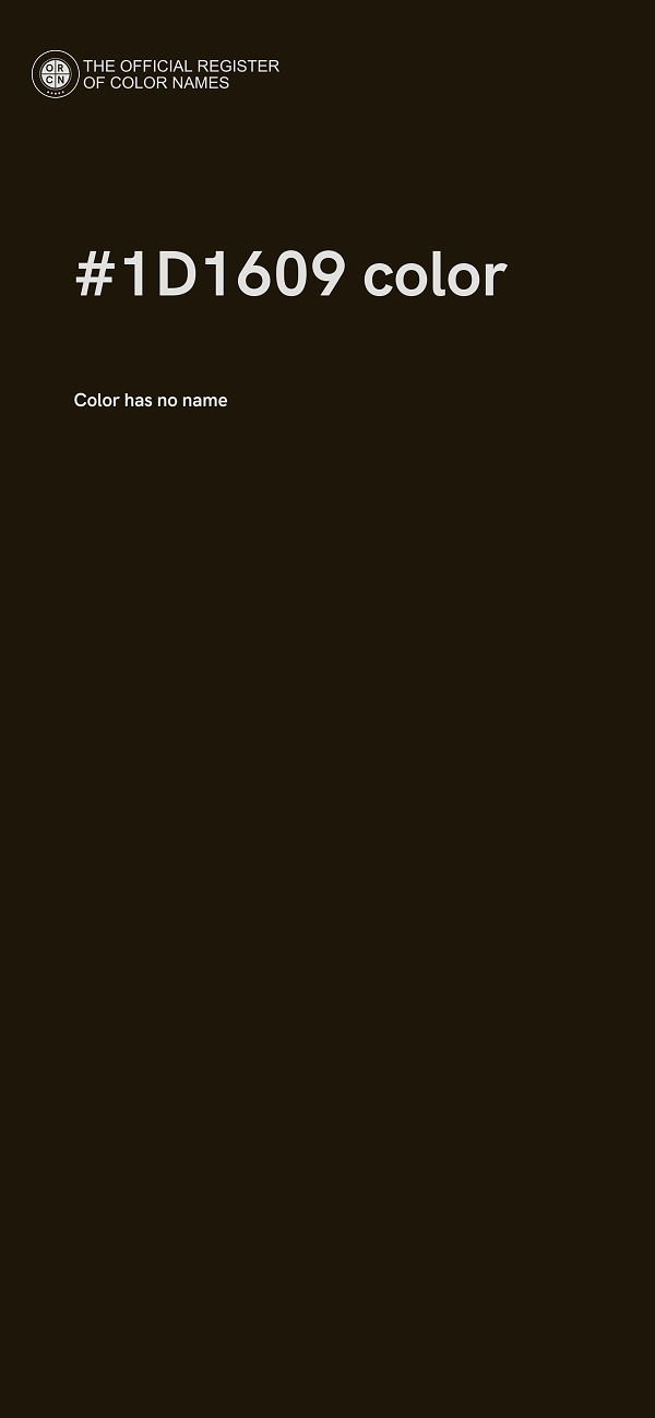 #1D1609 color image