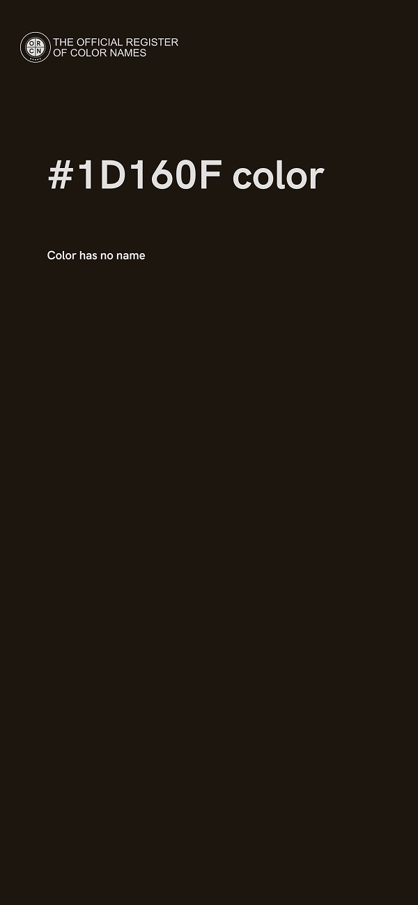 #1D160F color image