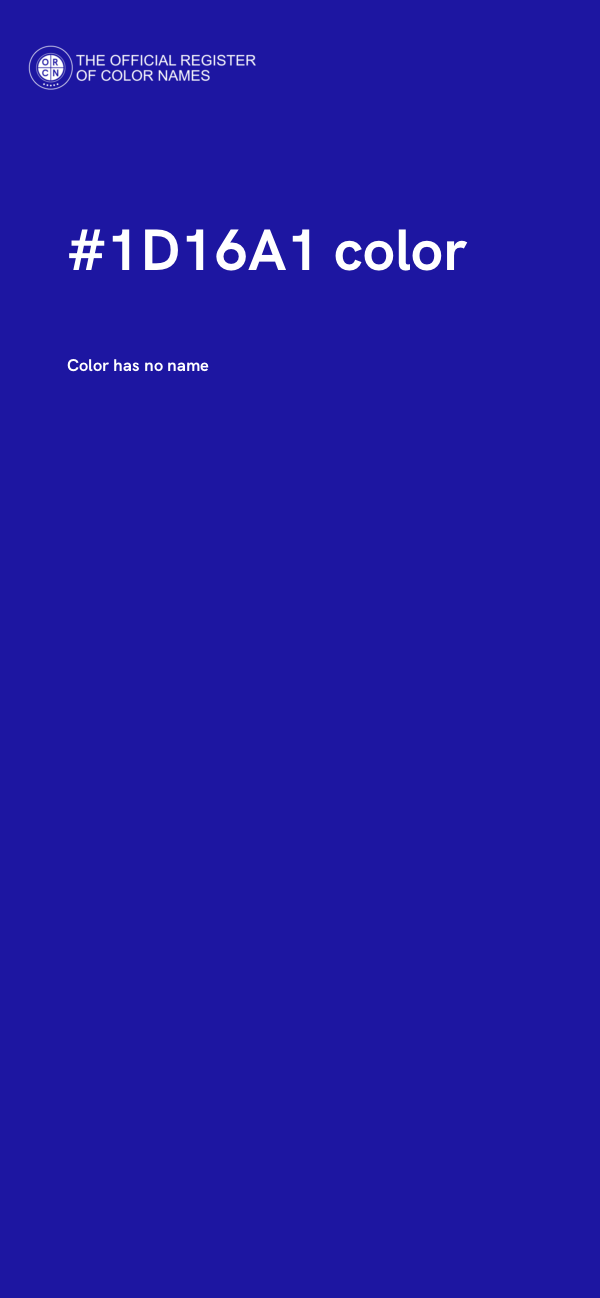 #1D16A1 color image