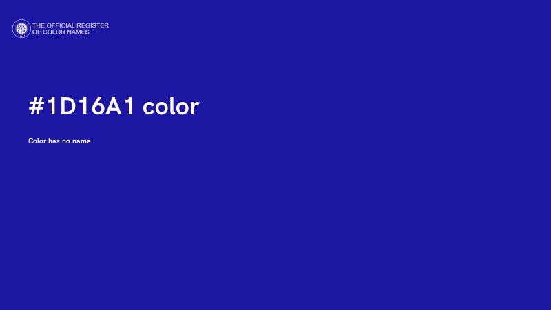 #1D16A1 color image