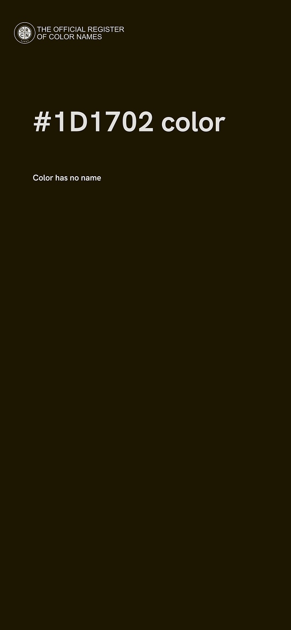 #1D1702 color image