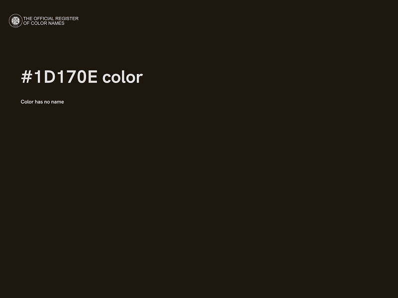 #1D170E color image