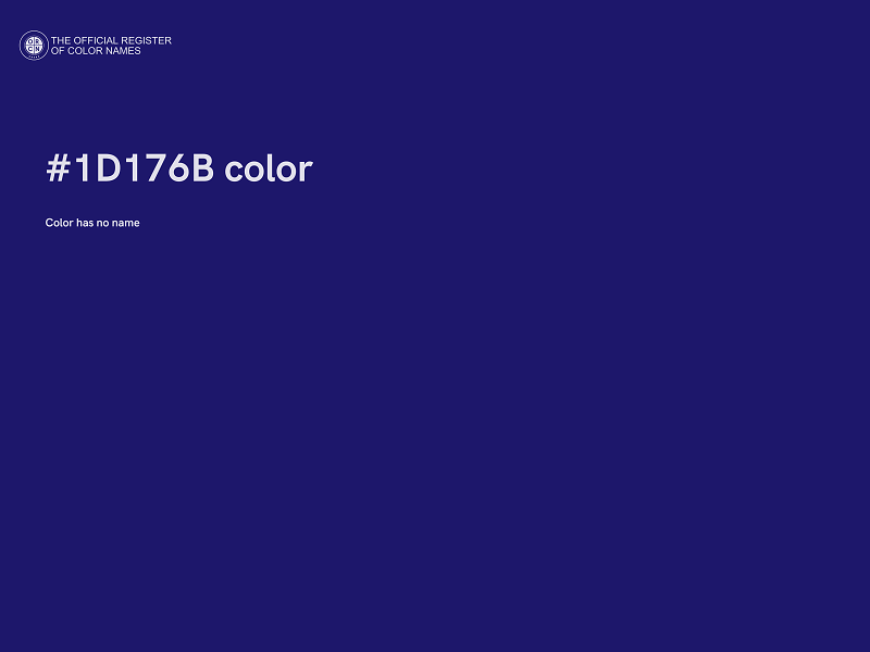#1D176B color image