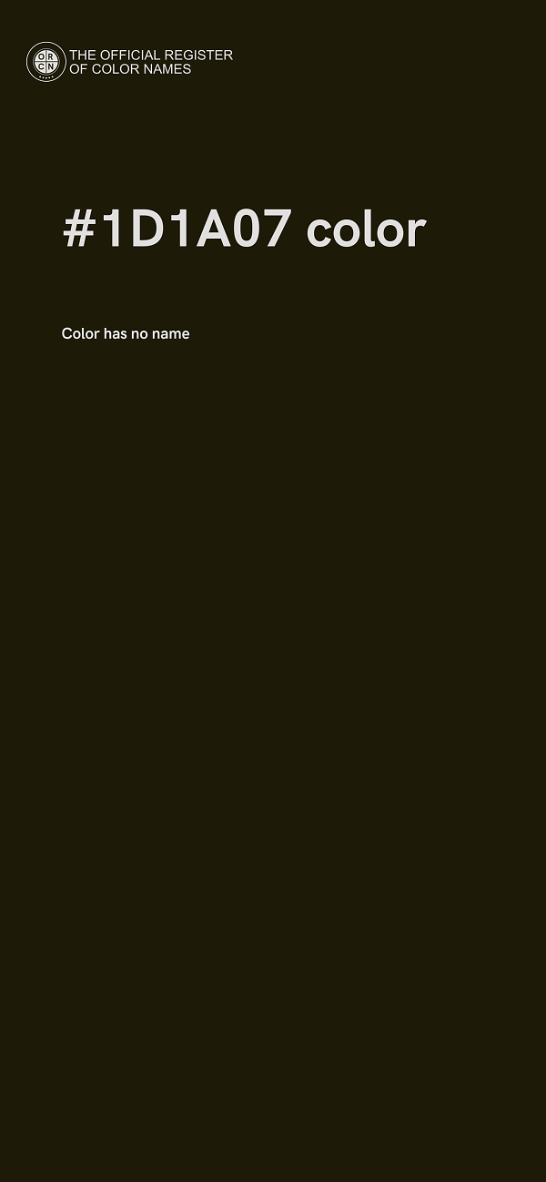 #1D1A07 color image