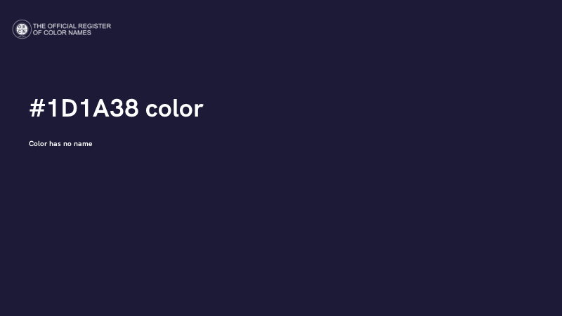 #1D1A38 color image