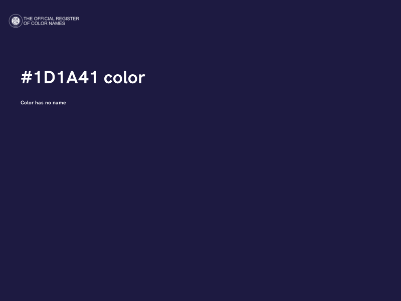 #1D1A41 color image