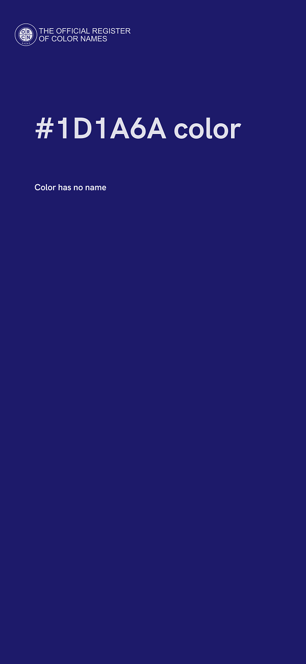 #1D1A6A color image