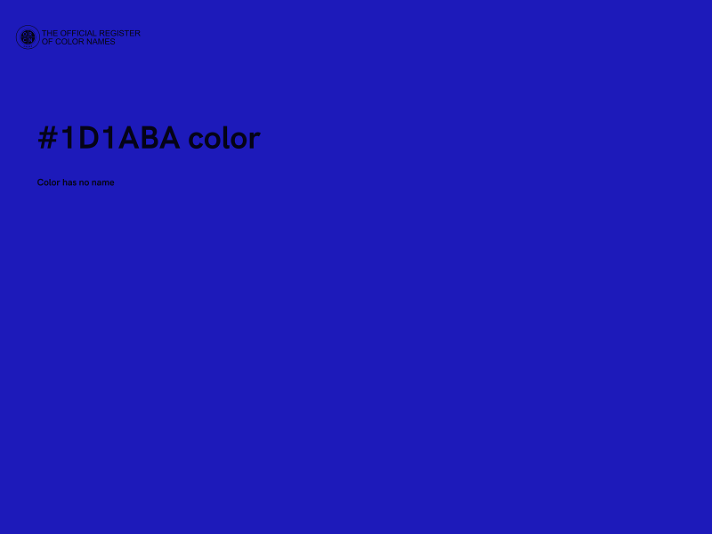 #1D1ABA color image