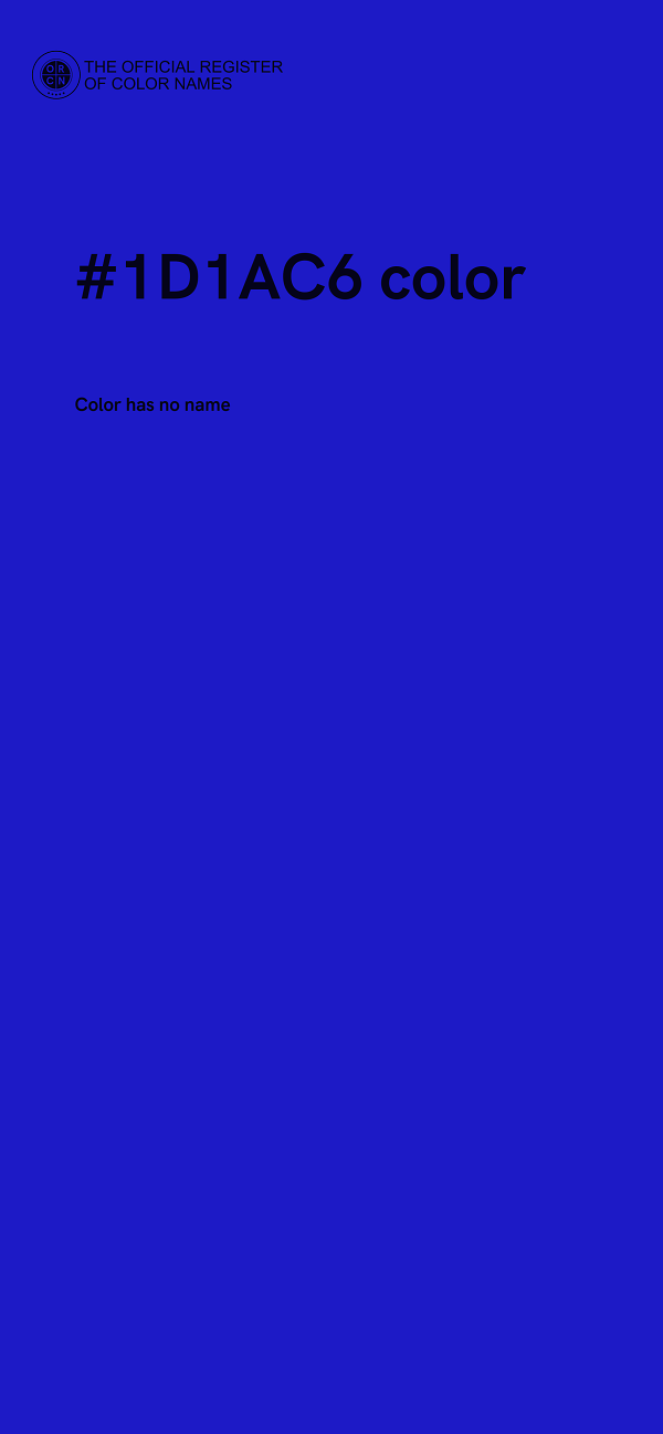 #1D1AC6 color image
