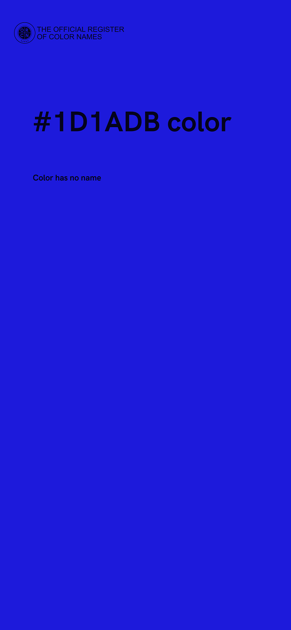 #1D1ADB color image