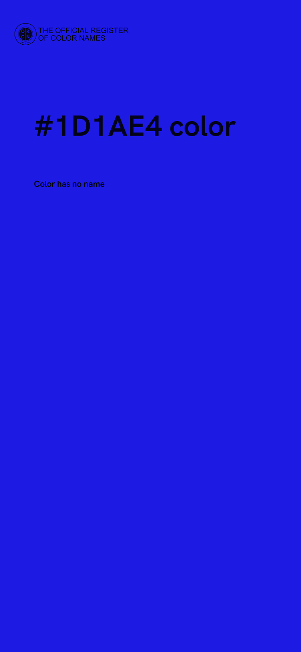 #1D1AE4 color image