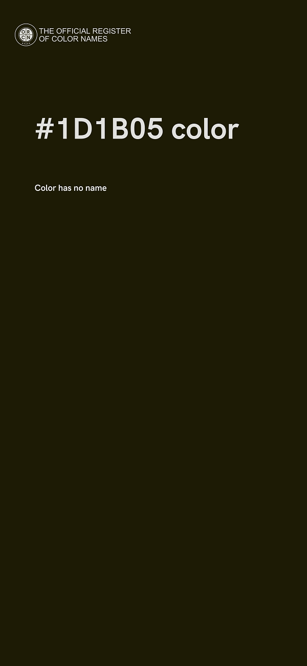 #1D1B05 color image