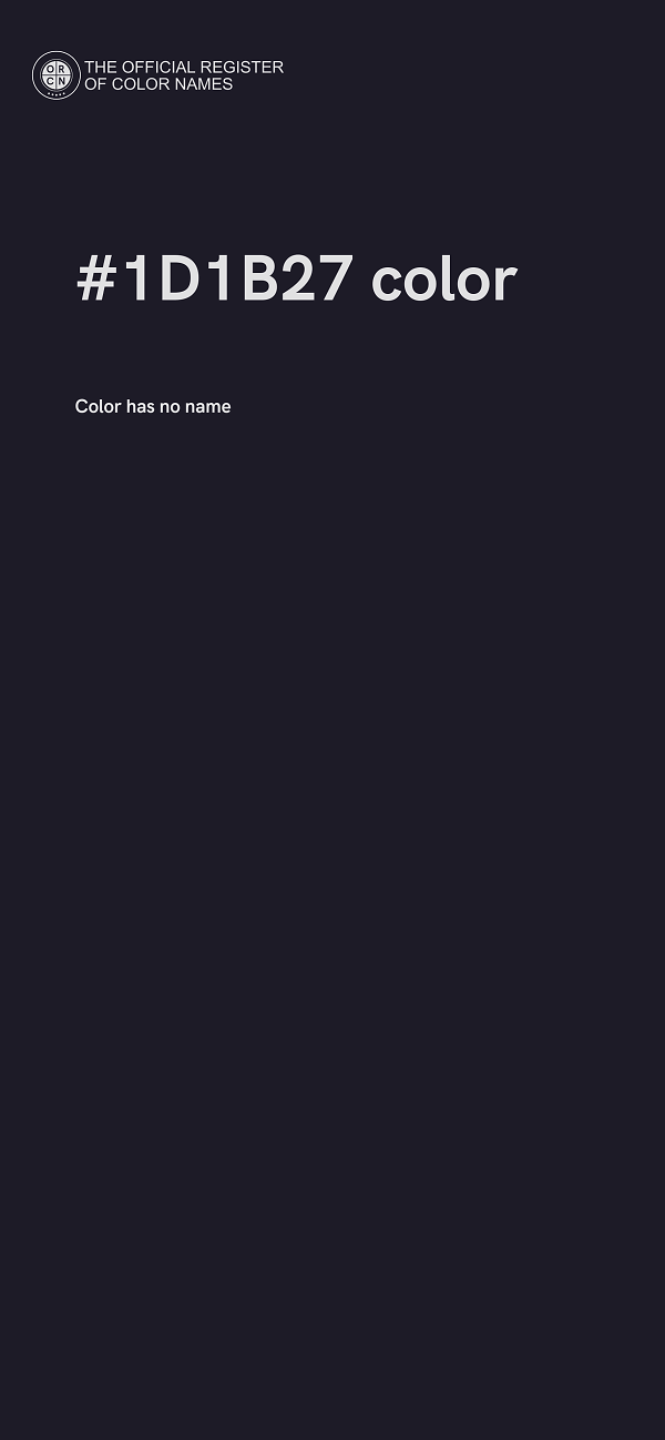 #1D1B27 color image