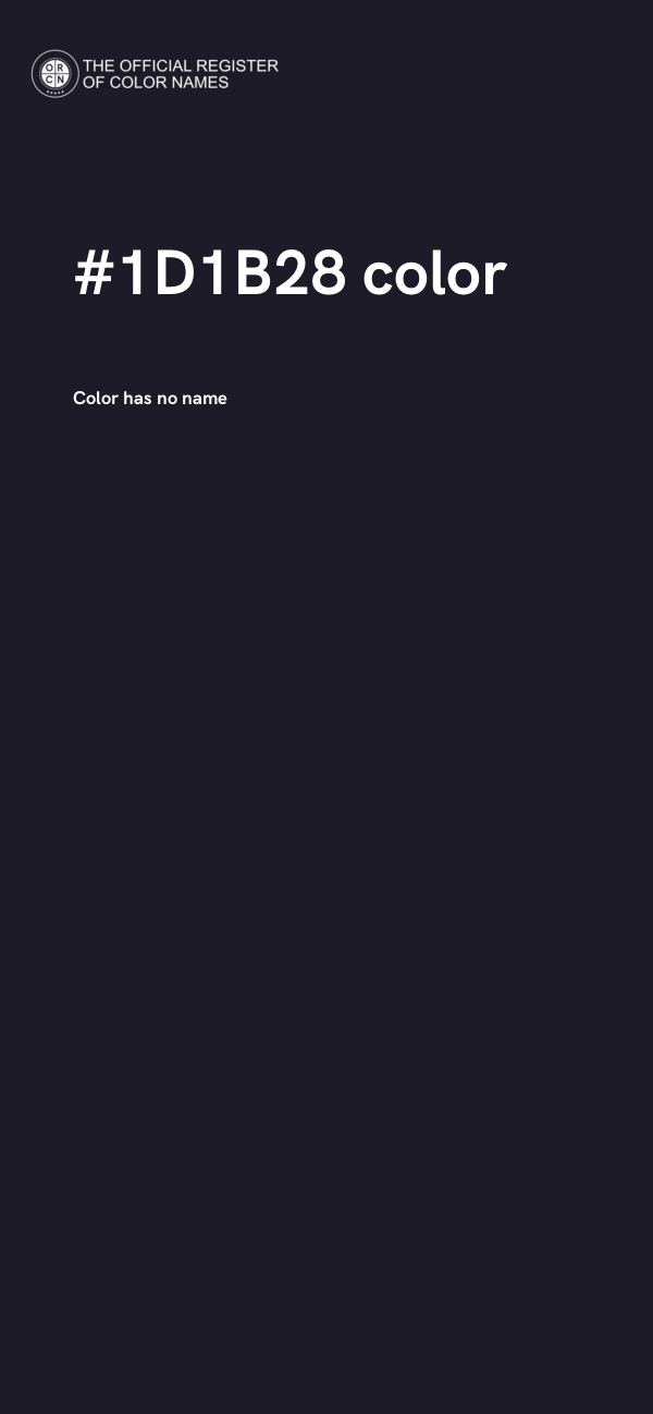 #1D1B28 color image