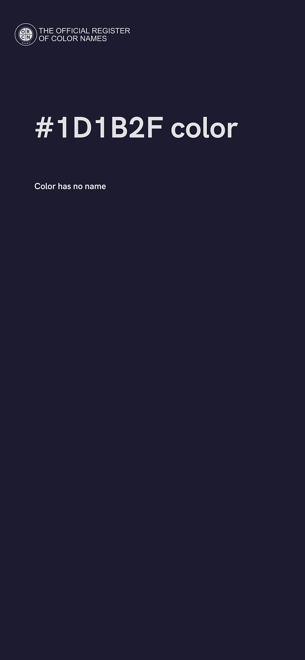 #1D1B2F color image