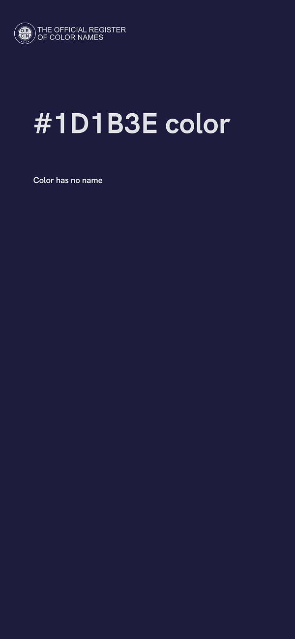 #1D1B3E color image