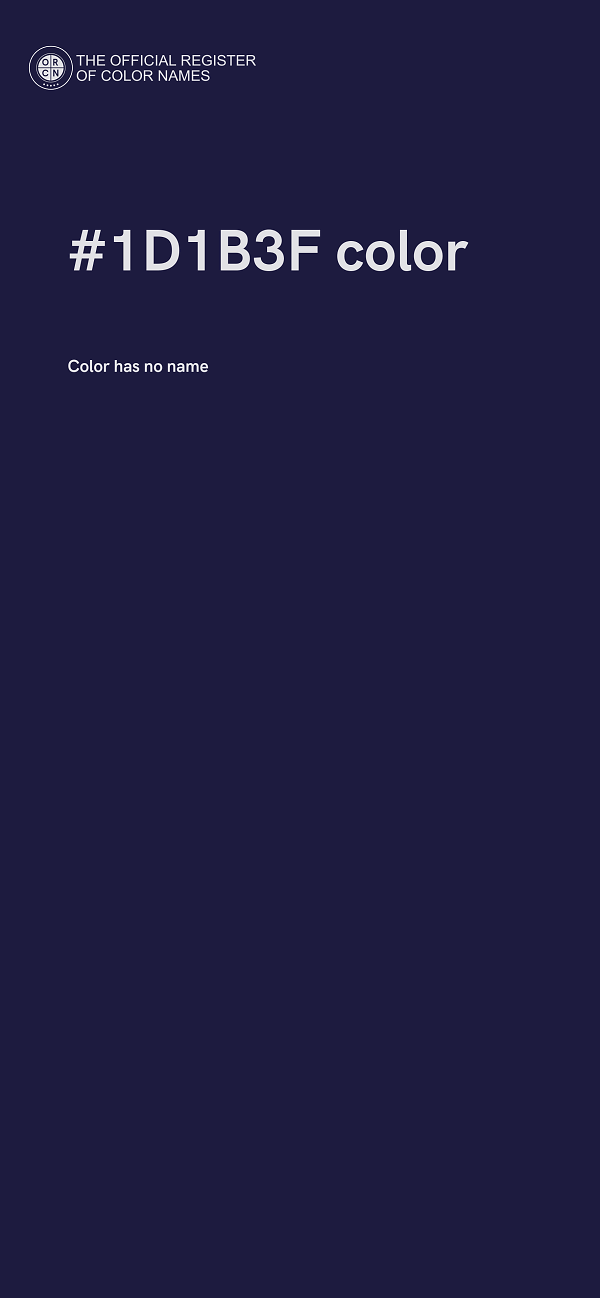 #1D1B3F color image
