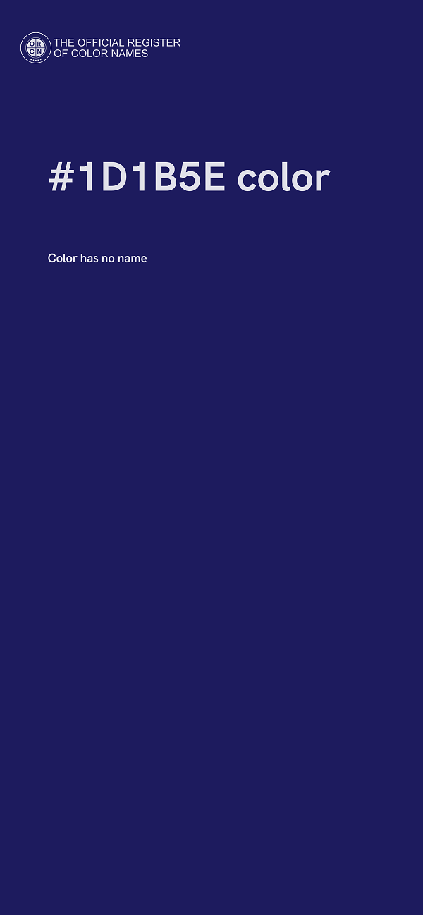 #1D1B5E color image
