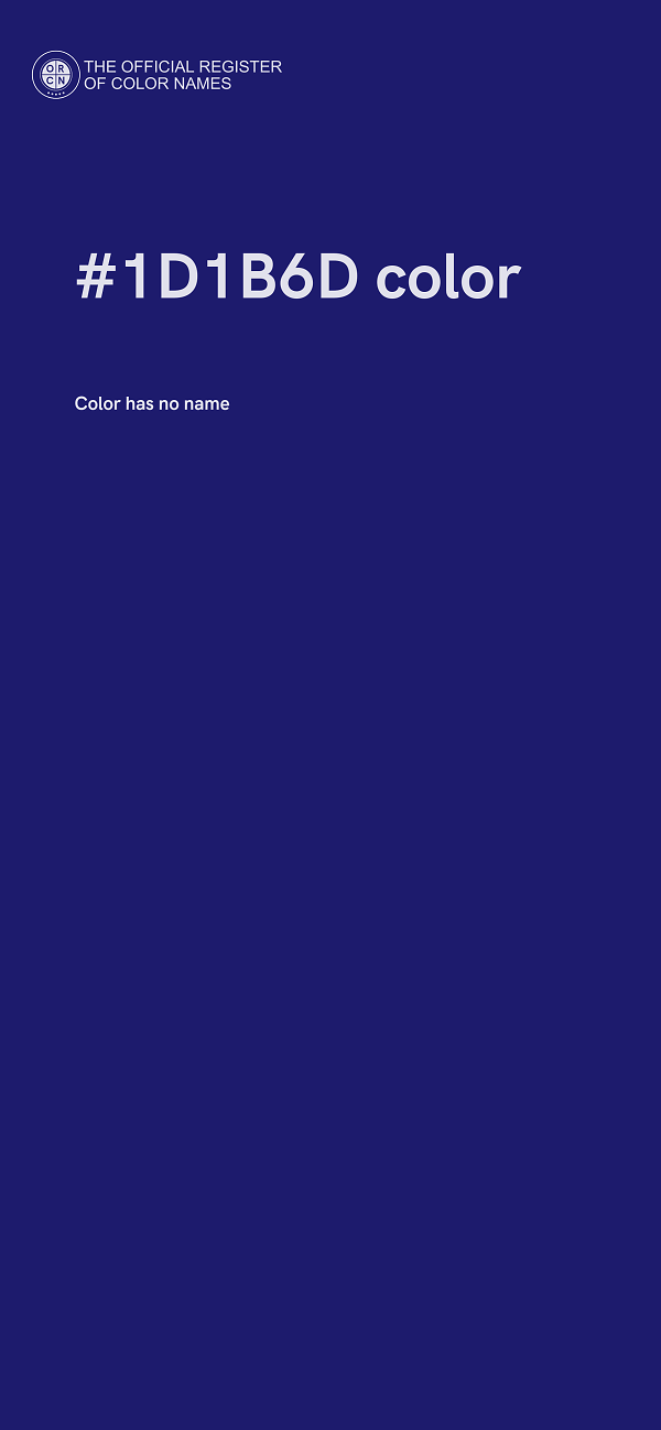 #1D1B6D color image