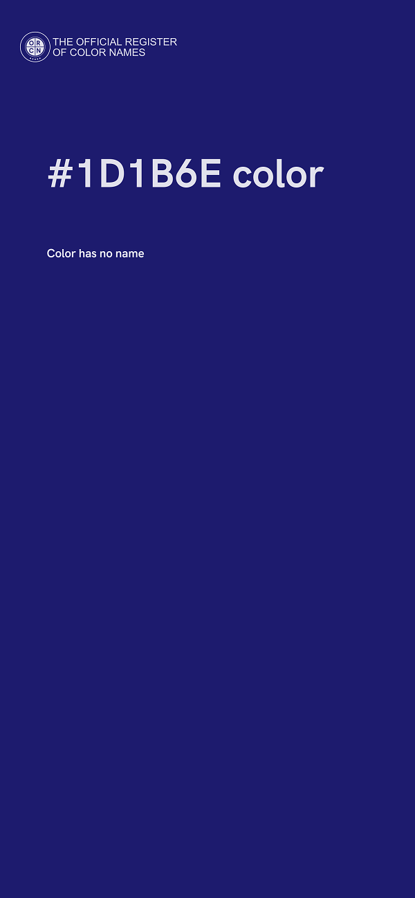 #1D1B6E color image