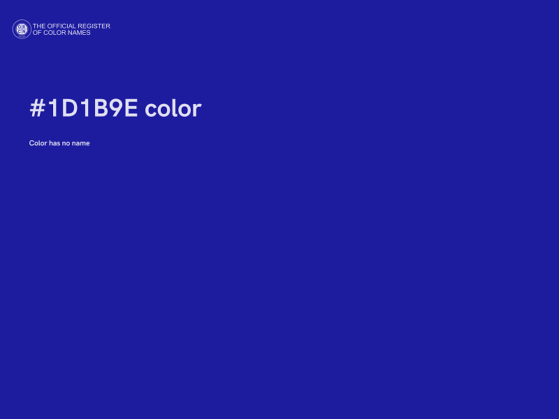 #1D1B9E color image