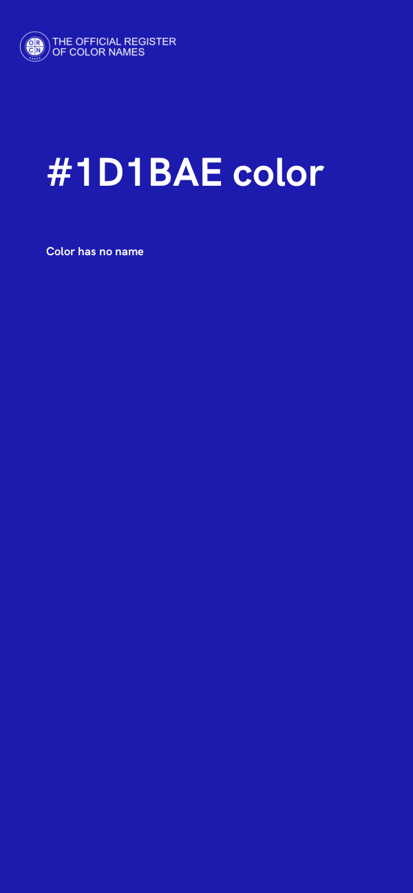 #1D1BAE color image