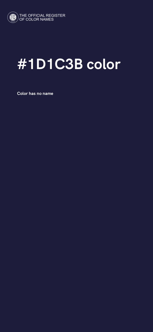 #1D1C3B color image