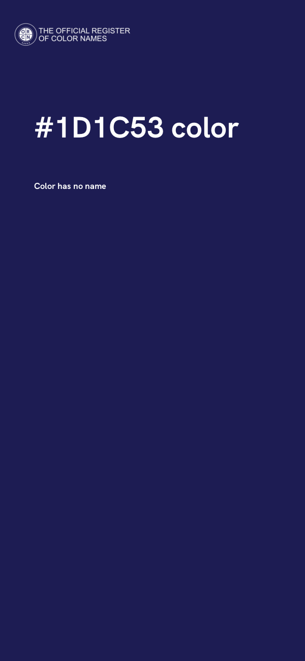 #1D1C53 color image