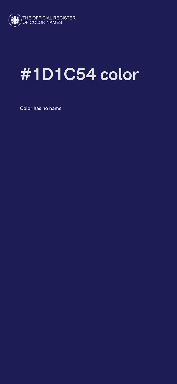 #1D1C54 color image