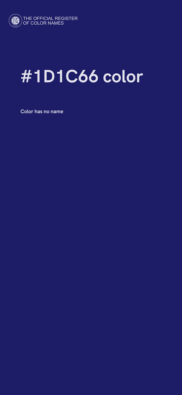 #1D1C66 color image