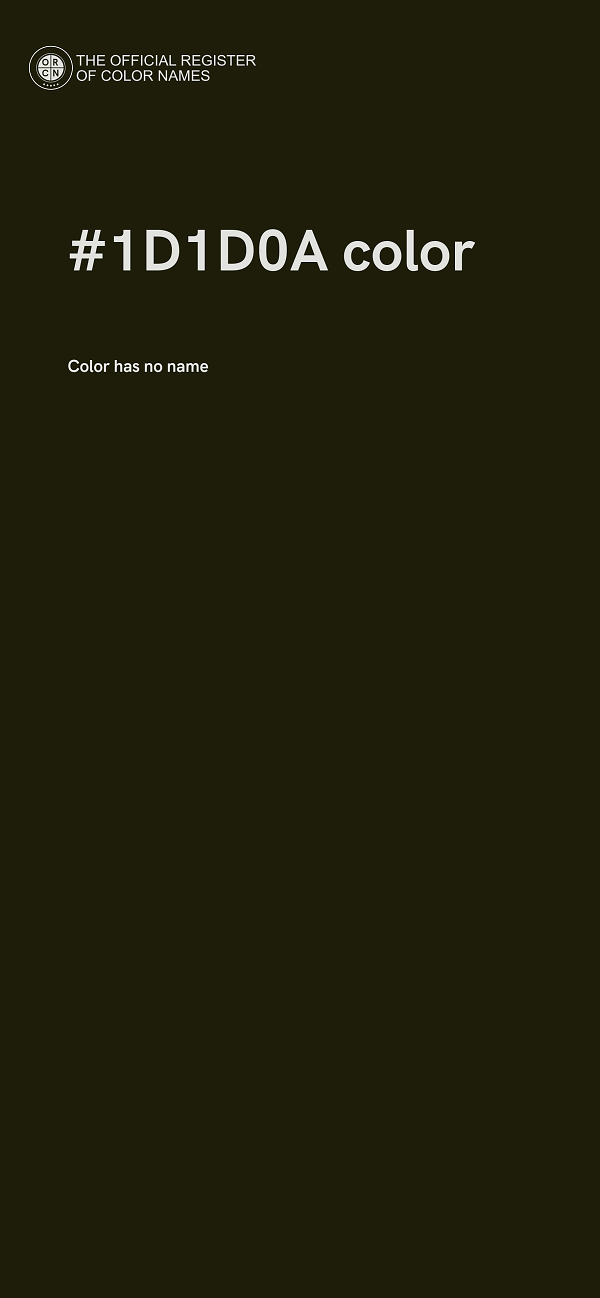 #1D1D0A color image