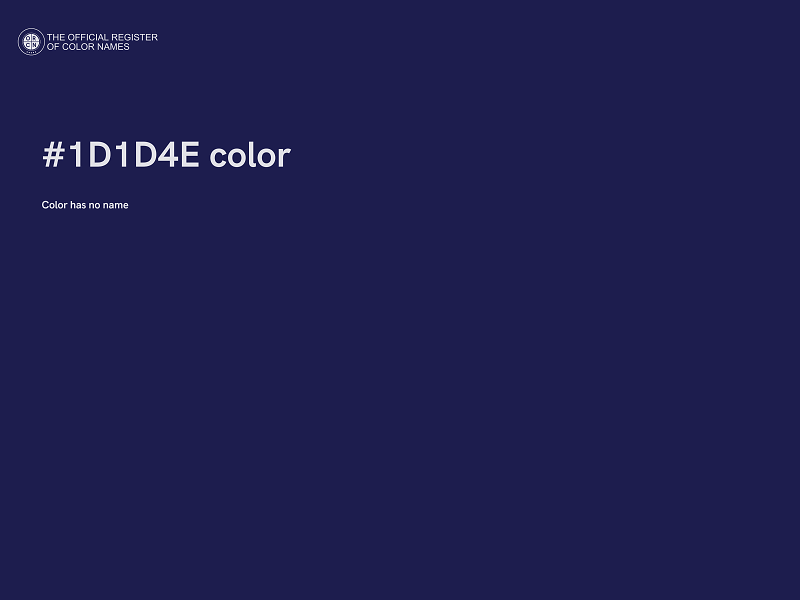 #1D1D4E color image