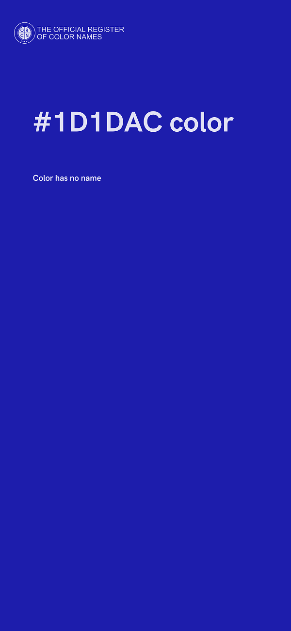 #1D1DAC color image