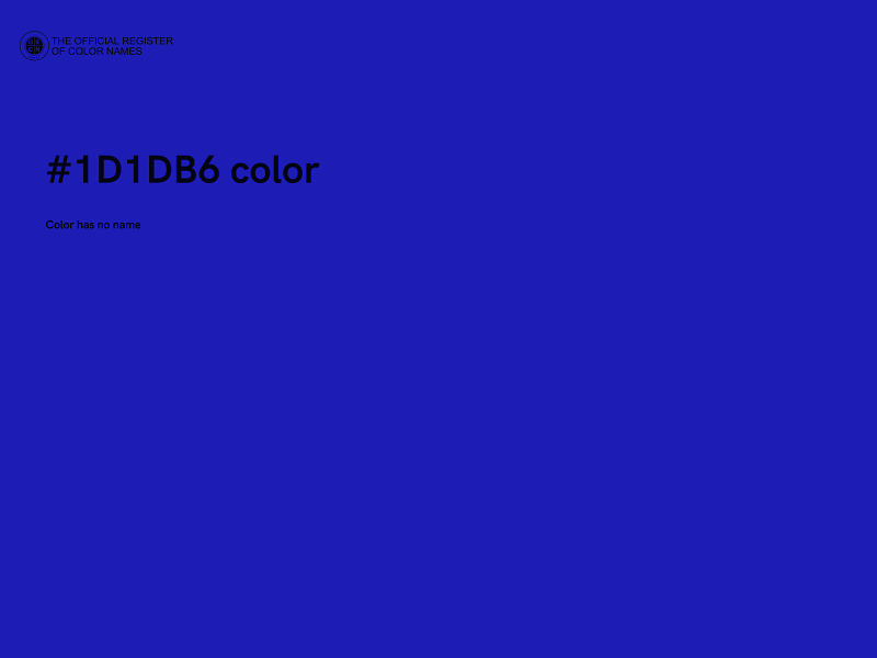 #1D1DB6 color image