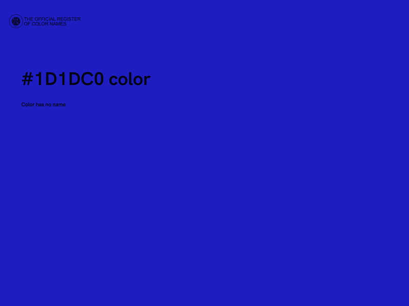 #1D1DC0 color image