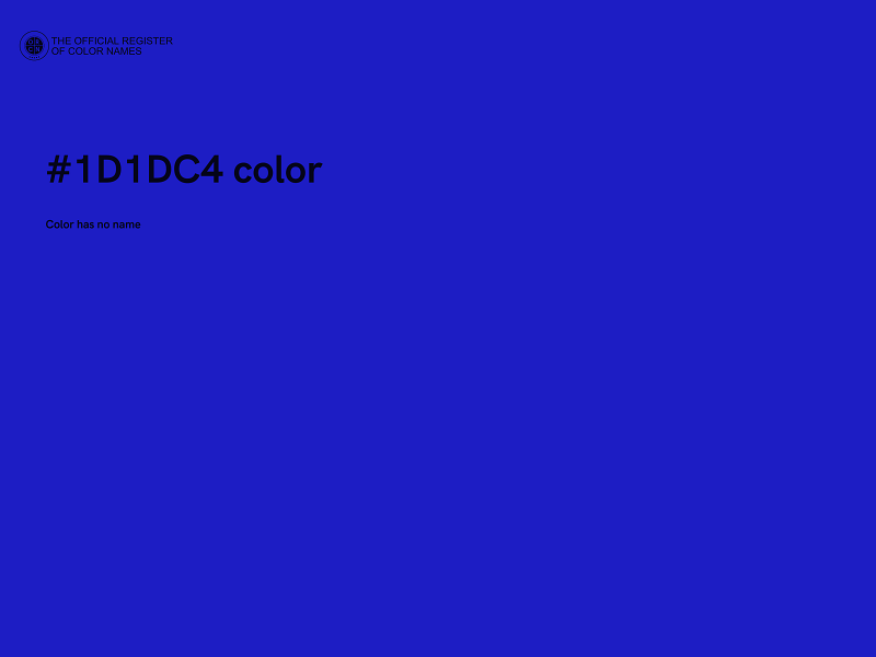 #1D1DC4 color image