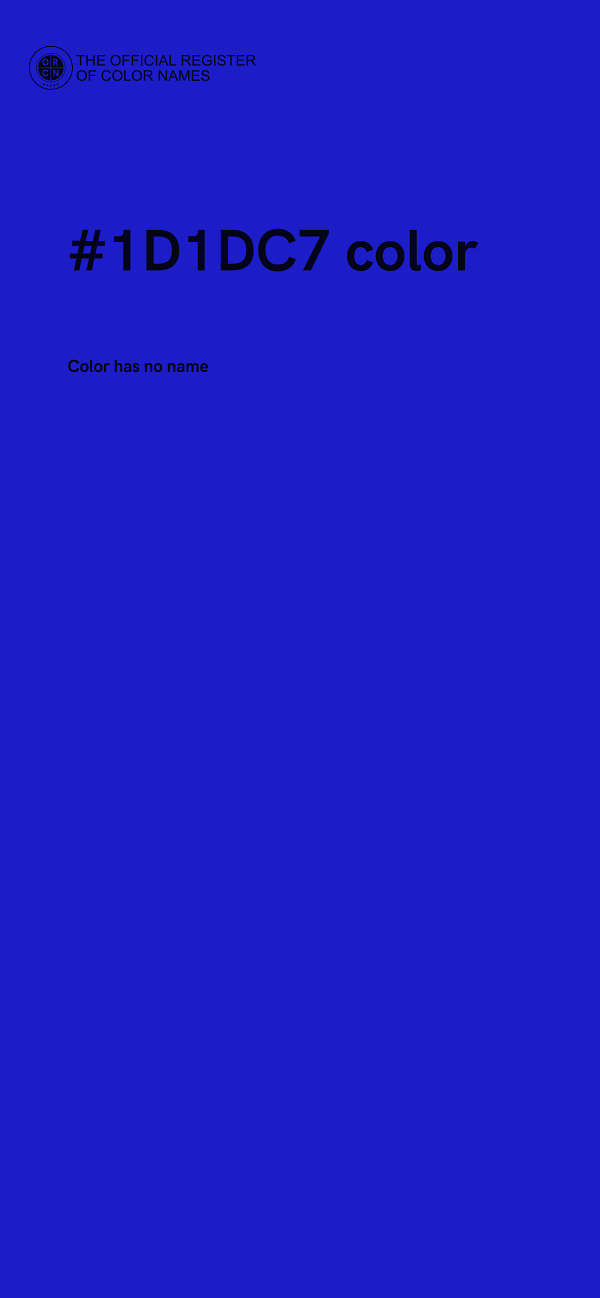 #1D1DC7 color image