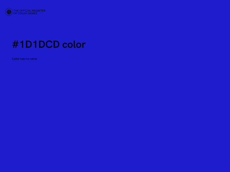 #1D1DCD color image