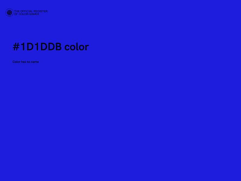 #1D1DDB color image