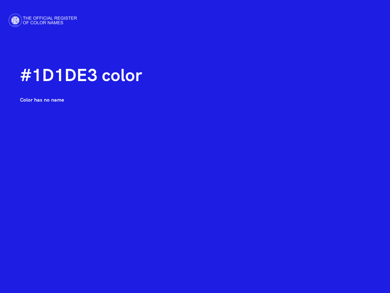 #1D1DE3 color image