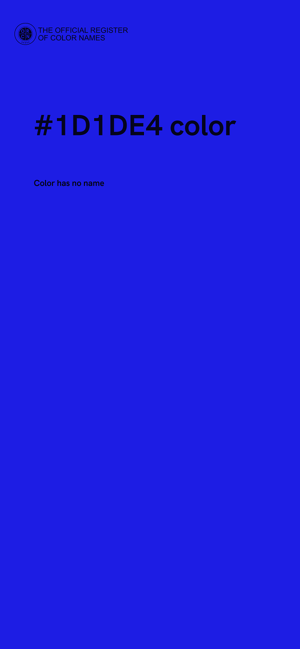 #1D1DE4 color image