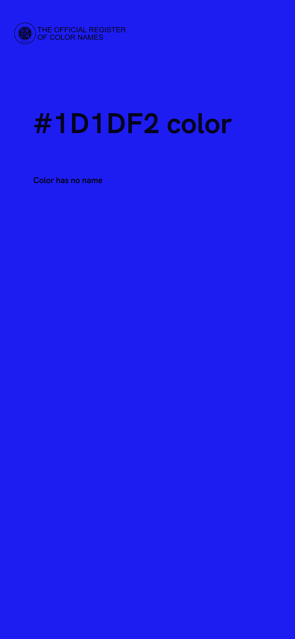 #1D1DF2 color image