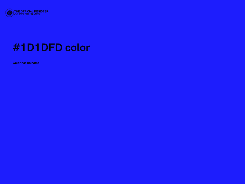 #1D1DFD color image