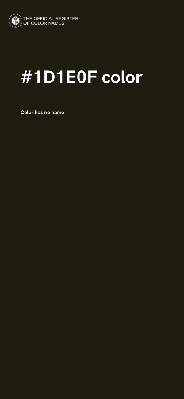 #1D1E0F color image